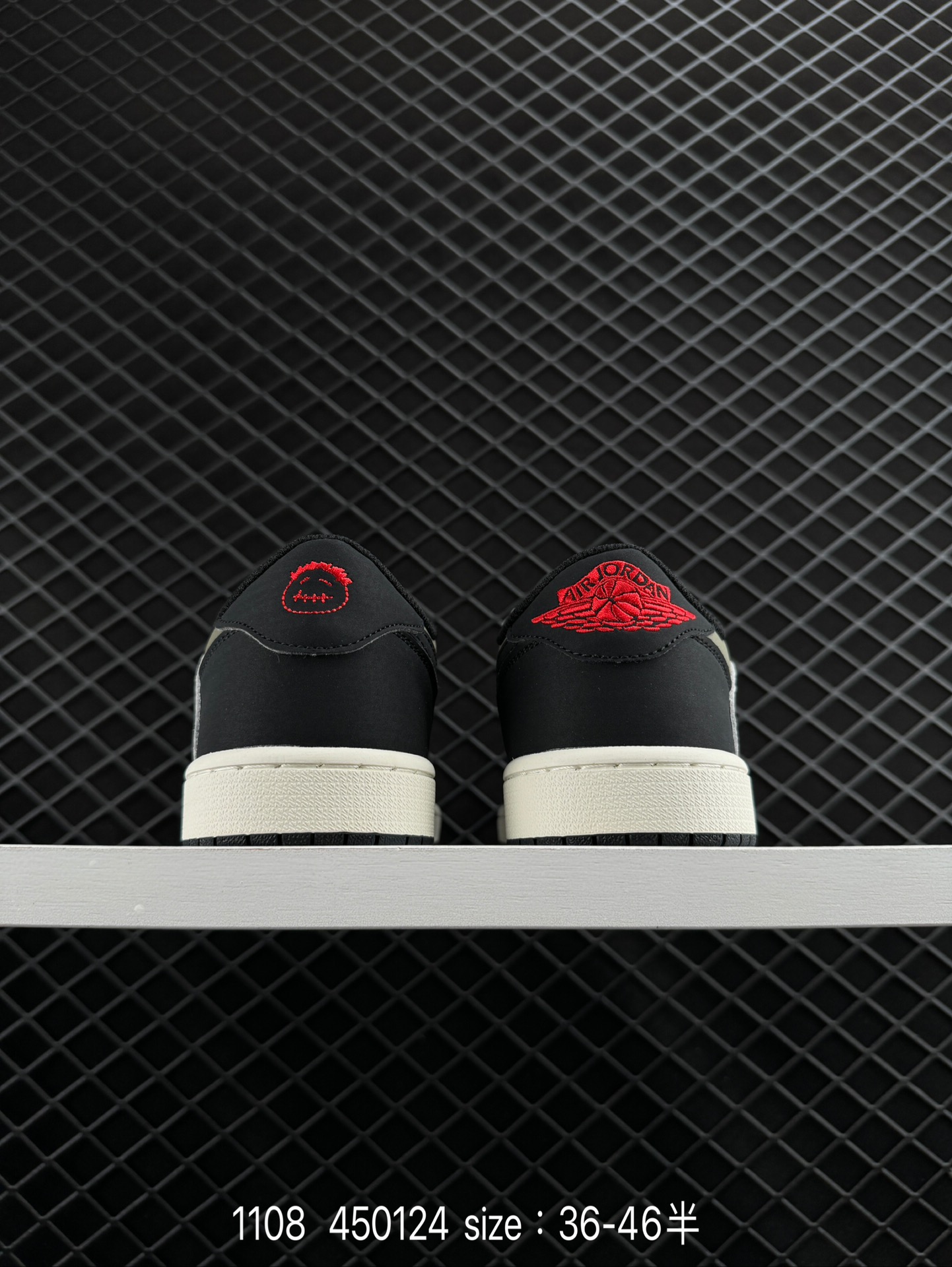 fragment design x Travis Scott x Nike Air Jordan 1 Low OG SP”Black/Green Toe“